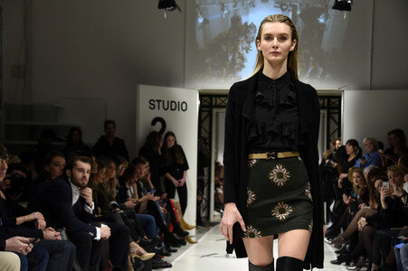 Marcel Ostertag Fashion Show auf der Mercedes-Benz Fashion Week Berlin Autumn/Winter 2017