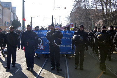 Gegen Demo zur Neonazi Demonstration, Frankfurt/Oder