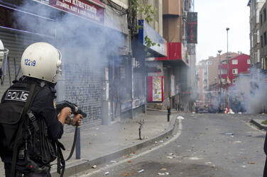 Maidemonstration in Istanbul