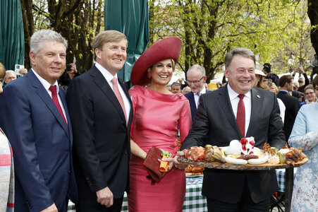 König Willem-Alexander und Königin Maxima der Niederlande in München