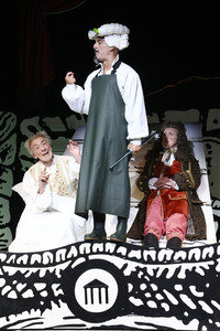 Theaterprobe 'Der eingebildet Kranke' in Berlin