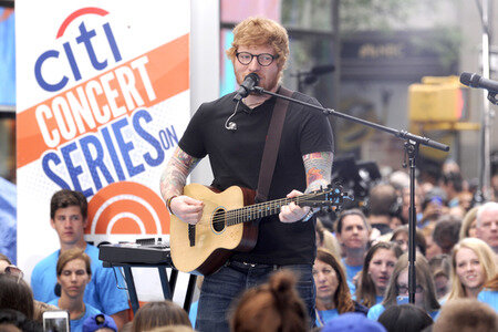 Konzert von Ed Sheeran in New York