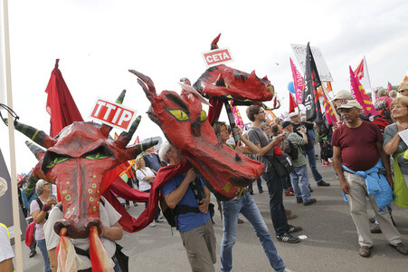 Demo gegen TTIP und Ceta in Köln