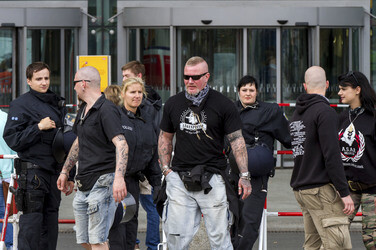 Demo gegen die Islamisierung und Amerikanisierung Europas in Berlin