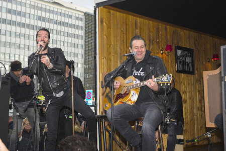 Straßenkonzert von The BossHoss in Berlin