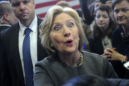 Wahlkampfrede von Hillary Clinton in New York