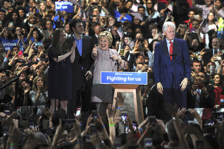 Hillary Clinton bei der NY State Democratic Primary Victory Celebration in New York