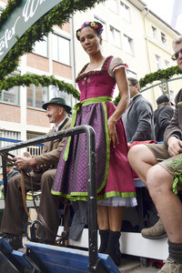 Wiesn-Einzug der Festwirte und Brauereien in München