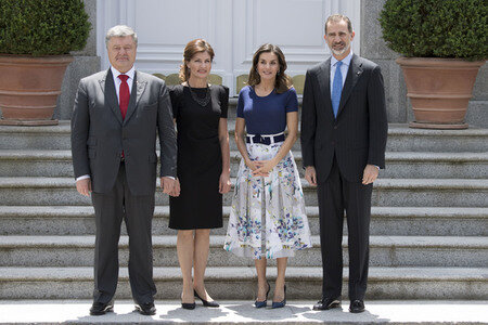Präsident Poroschenko zu Gast bei den spanischen Royals in Madrid