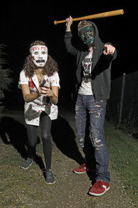 Photoshooting mit 'The Purge' Fans in Eldagsen