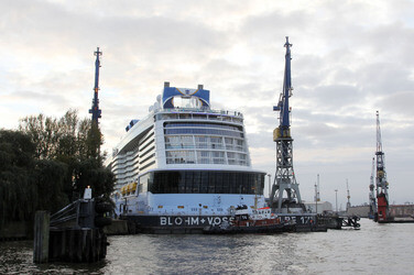 Das Kreuzfahrtschiff 'MS Quantum of the Seas', Hamburg