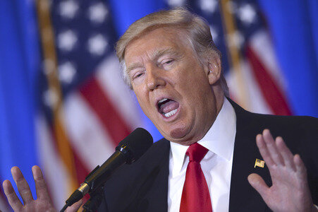 Donald Trump Pressekonferenz in New York