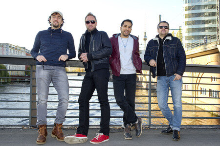 Fototermin mit dem Kid Colling Cartel in Berlin