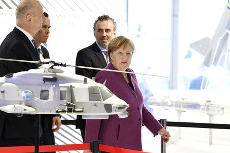 Eröffnung der Luftfahrtmesse ILA 2018 in Berlin