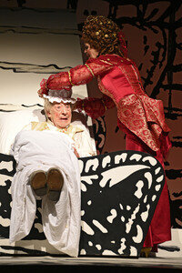 Theaterprobe 'Der eingebildet Kranke' in Berlin