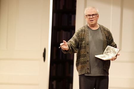 Theaterprobe 'Sophia oder Das Ende der Humanisten' in Berlin