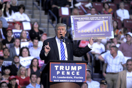 Wahlkampfveranstaltung von Donald Trump un Sunrise