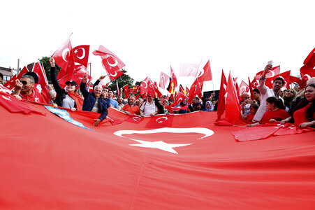 Erdogan-Demo in Köln
