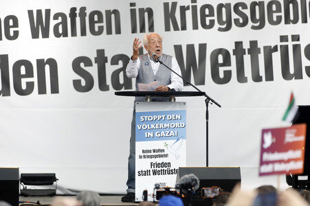 Kundgebung für Frieden im Gazastreifen in Berlin