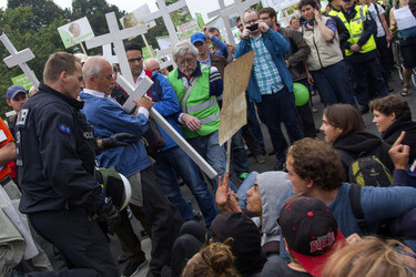 Gegendemonstration zum 'Marsch für das Leben', Berlin
