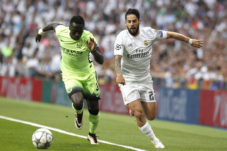 Champions League Match Real Madrid vs Manchester City in Madrid