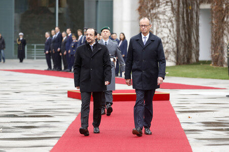 Empfang des Präsidenten der Republik Zypern in Berlin