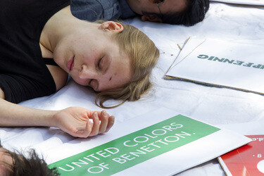 Demo zum Jahrestag des Einsturzes der Textilfabrik Rana Plaza, Berlin