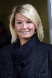Franziska van Almsick präsentiert ihr Online-Fitness-Studio, Langenhagen