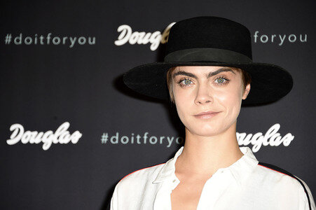 Photocall mit Cara Delevingne in Berlin