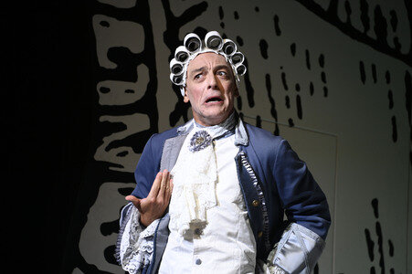 Theaterprobe 'Der eingebildet Kranke' in Berlin