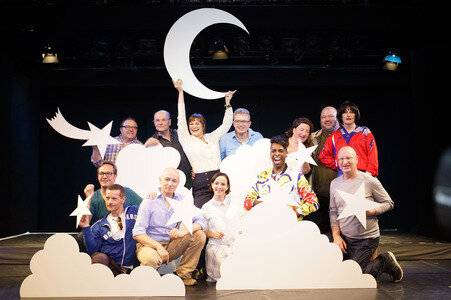 Fototermin zur Operette 'Frau Luna' in Berlin