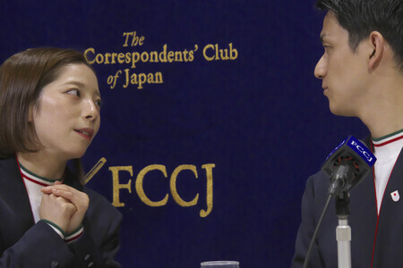 Pressekonferenz mit Riku Miura und Ryuichi Kihara in Tokio