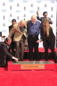 Hand and Footprint Ceremony mit  Carl und Rob Reiner in Los Angeles