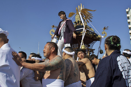 Reinigungszeremonie in Fujisawa