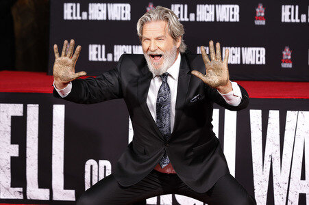Hand and Footprint Ceremony mit Jeff Bridges in Los Angeles