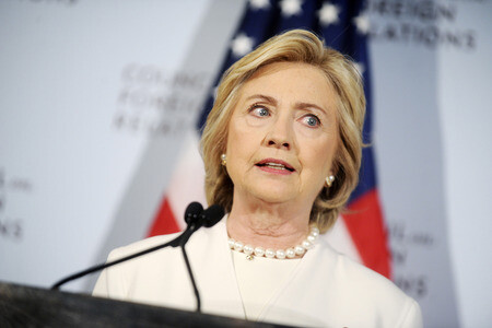 Anti-Terror Rede von Hillary Clinton in New York
