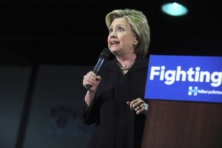 Walkampfrede von Hillary Clinton in New Jersey