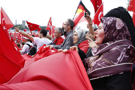 Erdogan-Demo in Köln