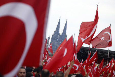 Erdogan-Demo in Köln