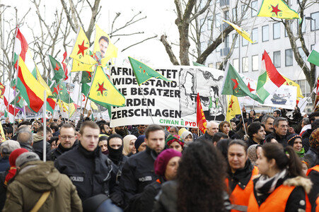 Kurden-Demo in Köln