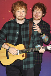 Ed Sheeran enthüllt seine Wachsfigur bei Madame Tussauds New York