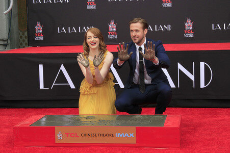 Hand and Footprint Ceremony mit Emma Stone und Ryan Gossling in Los Angeles