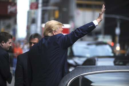 Dolad Trump besucht 'The Late Show with Stephen Colbert' in New York