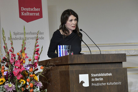 Verleihung des Deutschen Kulturpolitikpreises 2026 an Iris Berben in Berlin