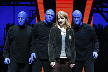 'Blue Man Group' Fototermin, Berlin