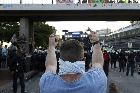 'G20 Welcome to Hell' Demo in Hamburg