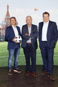 ZDF und ARD-Fußball-WM-Pressekonferenz in Hamburg