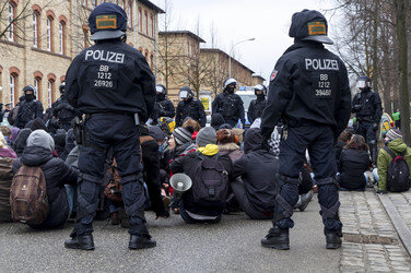 'Cottbus nazifrei' Demonstration, Cottbus