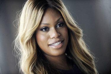 Laverne Cox illuminiert das Empire State Building lial anlässlich des National Bullying Prevention Month, New York