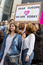 Demonstration gegen die Front National, Paris